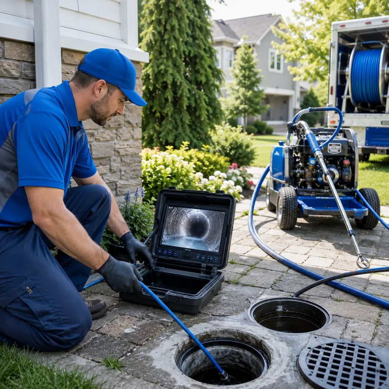 Outdoor drain cleaning professionals serving Greenwood, IN